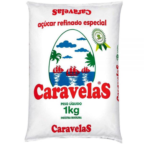 ACUCAR REFINADO 1KG caravelas