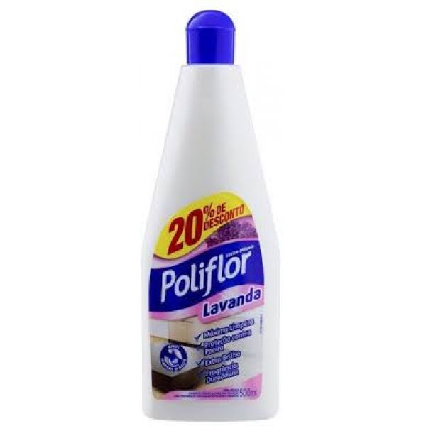 LUSTRA MOVEIS POLIFLOR LAVANDA 500 ML