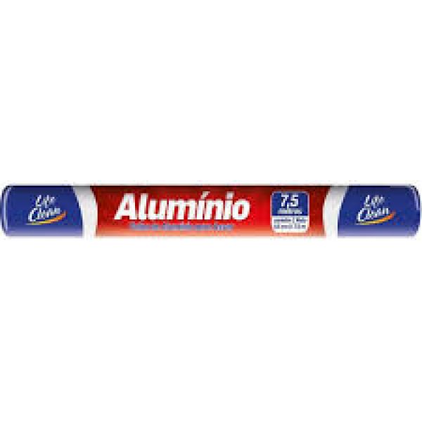 FOLHA DE ALUMINIO 45 CM X 7,5 METROS LIFE CLEAN