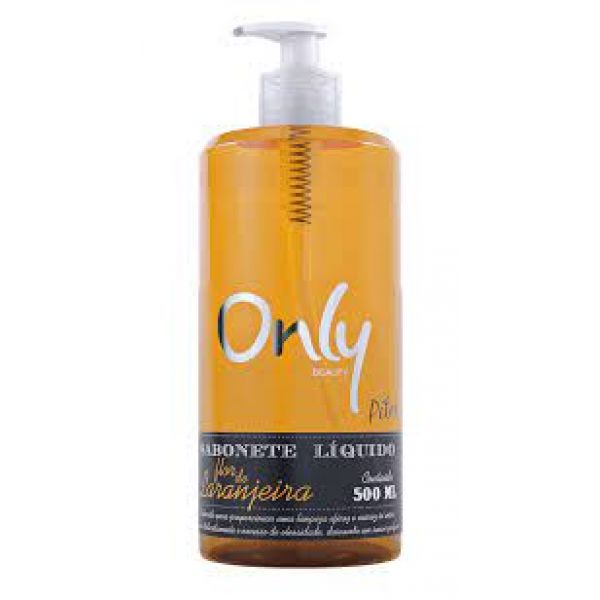 SABONETE LIQUIDO ONLY BEAUTY FLOR DE LARANJEIRA 500 ML