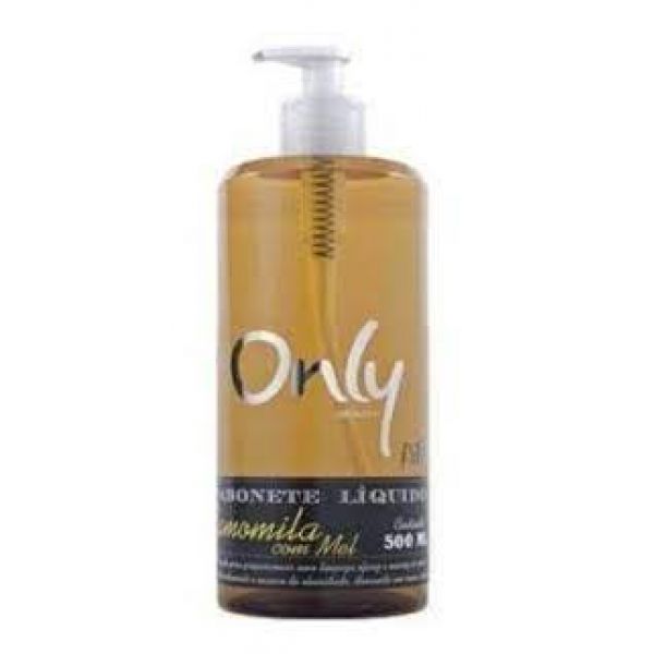 SABONETE LIQUIDO ONLY BEAUTY CAMOMILA COM MEL 500 ML