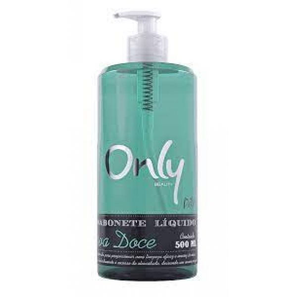 SABONETE LIQUIDO ONLY BEAUTY ERVA DOCE COM HORTELA 500 ML