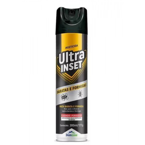 INSETICIDA ULTRA INSET BARATAS E FORMIGAS 300 ML