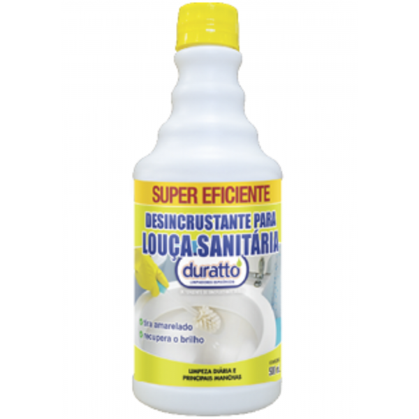 DESINCRUSTANTE PARA LOUÇA SANITARIA DURATTO 500 ML