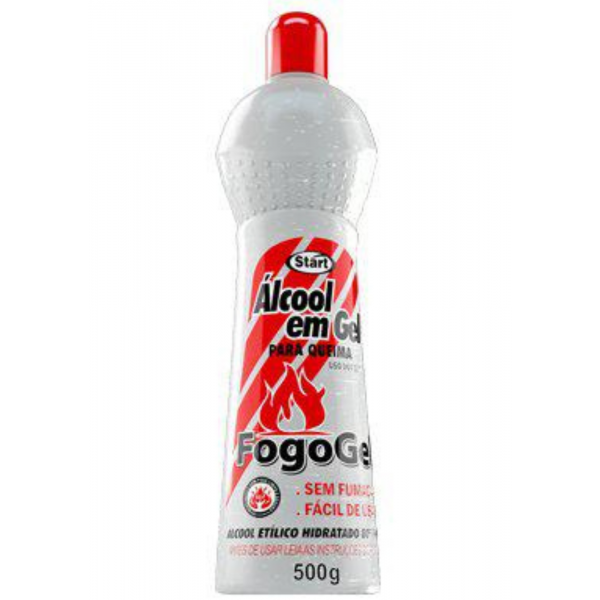 FOGO GEL ALCOOL EM GEL PARA QUEIMA START 500 G