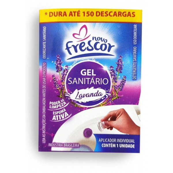 GEL SANITARIO LAVANDA RENDE ATE 150 DESCARGAS