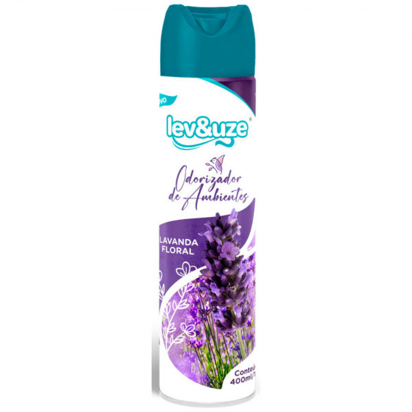 ODORIZADOR DE AMBIENTE LEV&UZE - LAVANDA 400ML