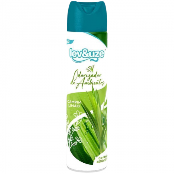 ODORIZADOR DE AMBIENTE LEV&UZE - CAPIM LIMÃO 400ML