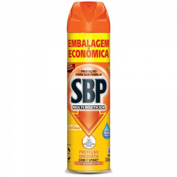 SBP MULTI-INSETICIDA AEROSSOL 380ML CITRONELA