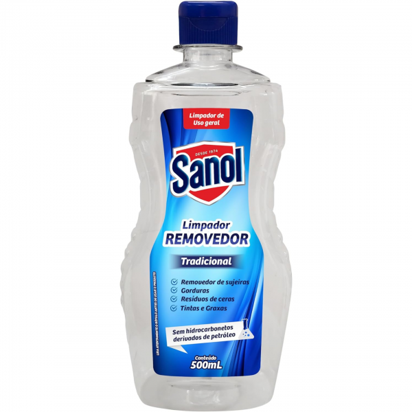 LIMPADOR REMOVEDOR - SANOL TRADICIONAL  500ML