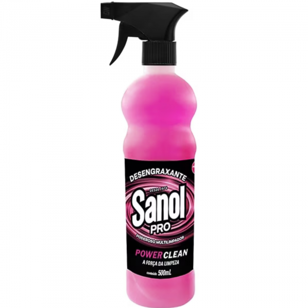 DESENGRAXANTE MULTILIMPADOR POWER CLEAN - SANOL PRO  500ML