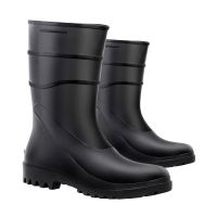 BOTA CANO MEDIO PRETA Nº 35 A 43