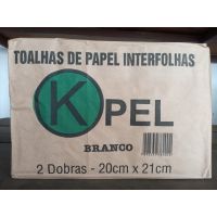 PAPEL TOALHA INTERFOLHADO KPEL BRANCO 20X21 CM