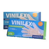 LUVA DE PROTECAO VINILEX EXTRUSA PACK G C/ 100 UN