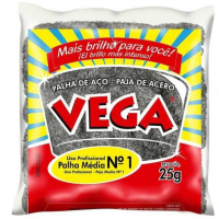 PALHA DE AÇO MÉDIA Nº 1 - VEGA STEEL 25G