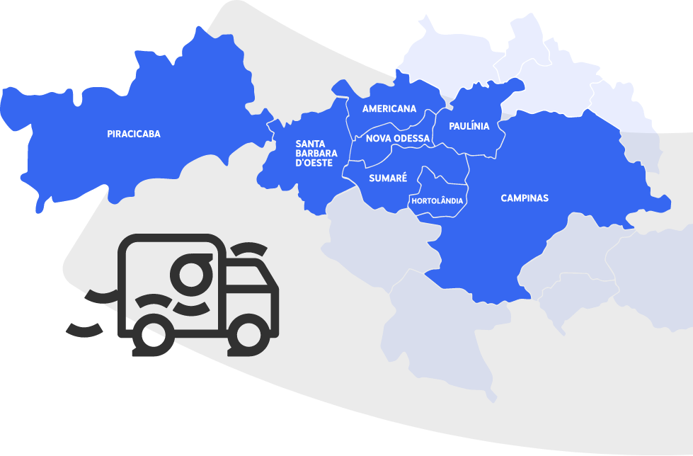 Mapa Região de Campinas